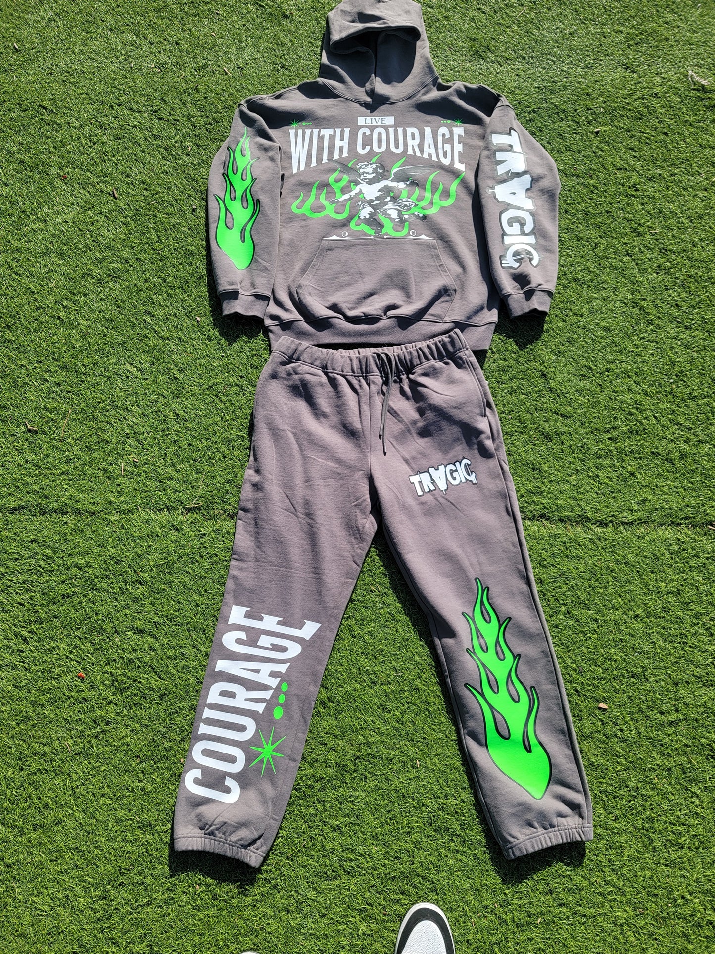 "LIVE WITH COURAGE" SWEATSUIT