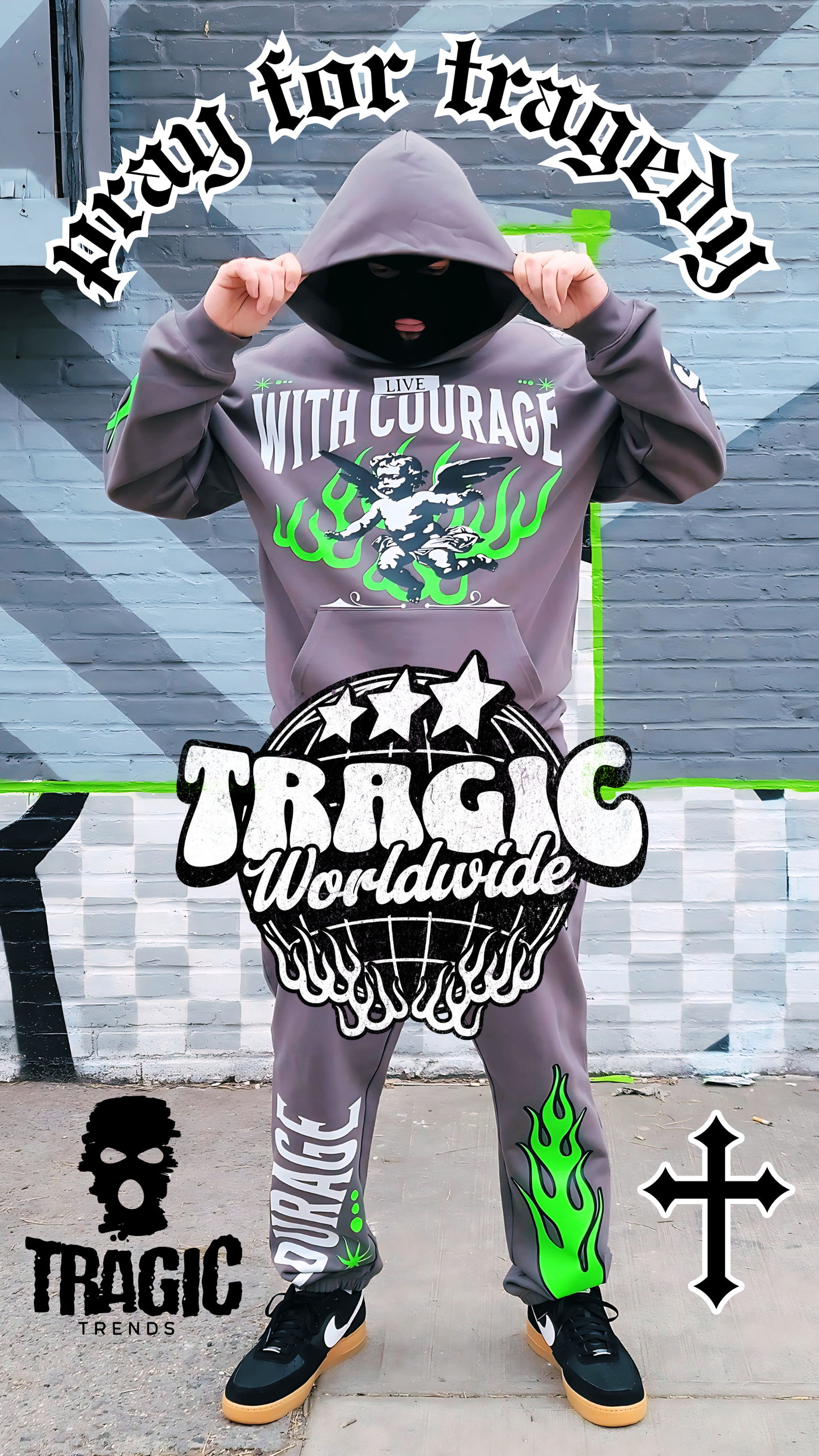 "LIVE WITH COURAGE" SWEATSUIT